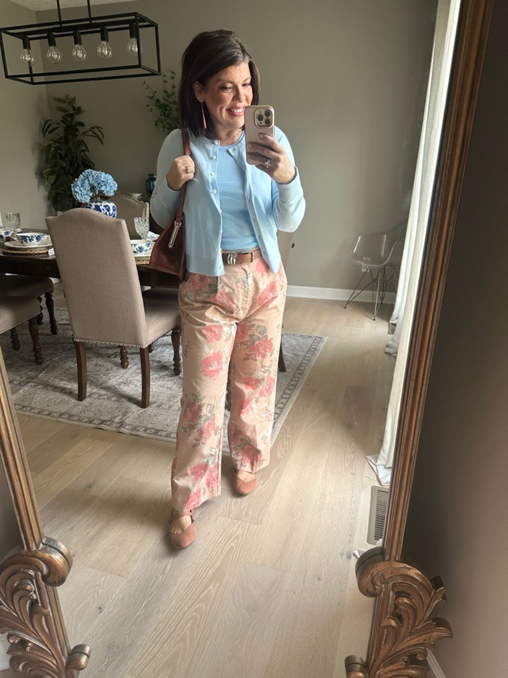 Floral Wide-Leg Pants